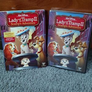 Disney Lady and the Tramp II Scamp's Adventure  2006 DVD NEW Sealed